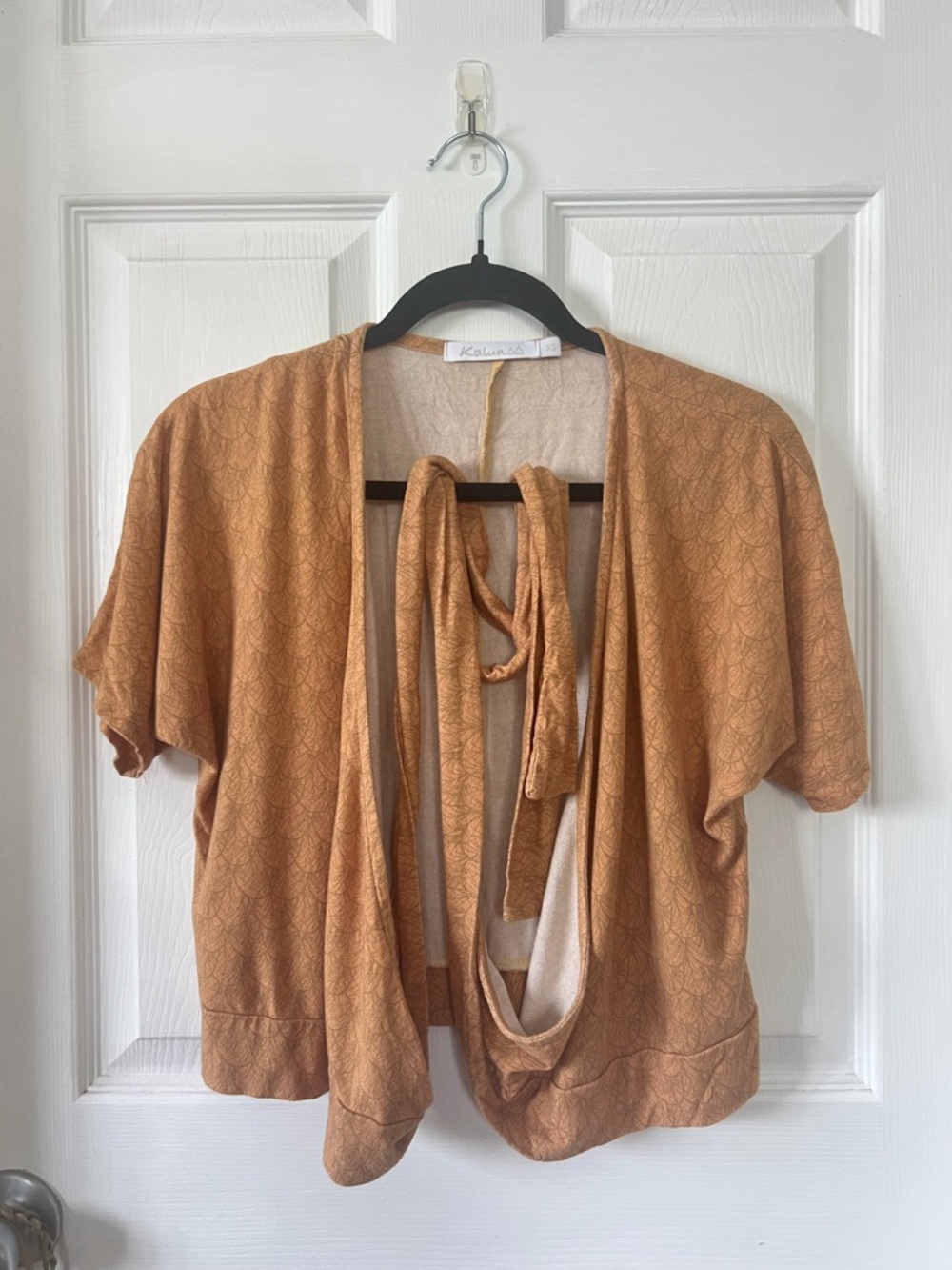 yellow kulua wrap top